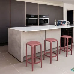 Tom Tabouret snack sans dossier en polypropylène