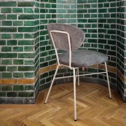 Toro Mobitec ® Chaise cosy minimaliste en tissu et pieds métal