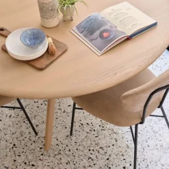 Toro Mobitec ® Chaise cosy minimaliste en tissu et pieds métal