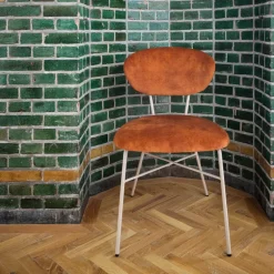 Toro Mobitec ® Chaise cosy minimaliste en tissu et pieds métal