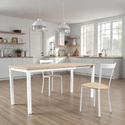 Toy métal Table de cuisine avec rallonge hauteur 75 cm