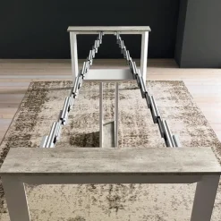 Trek Console extensible transformable en table en mélaminé