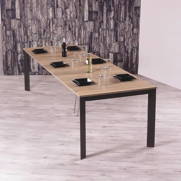 Trek Console extensible transformable en table en mélaminé