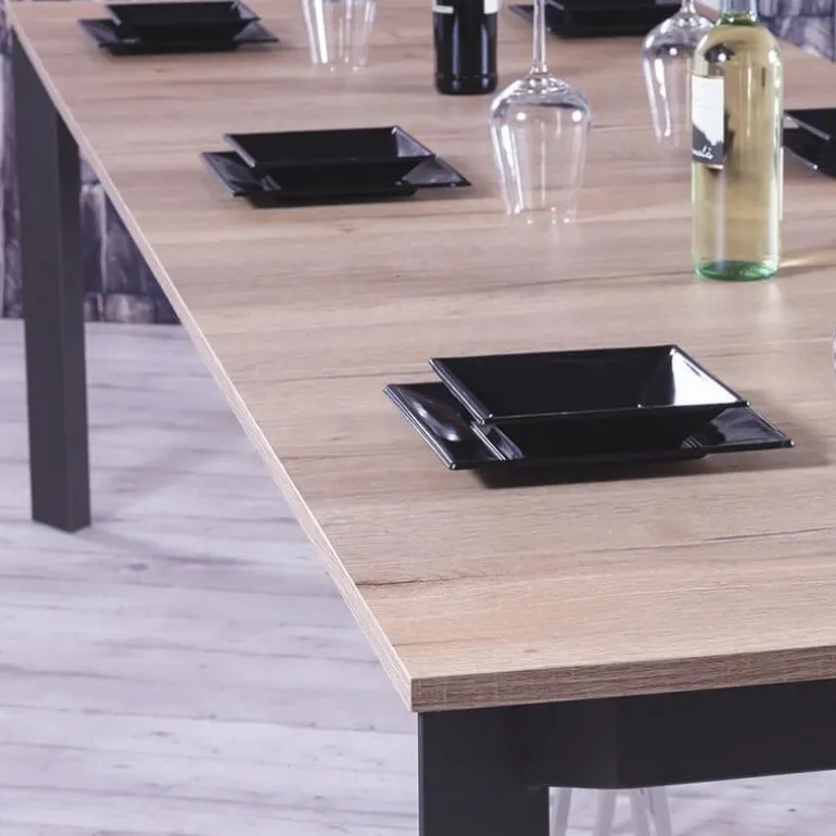 Trek Console extensible transformable en table en mélaminé