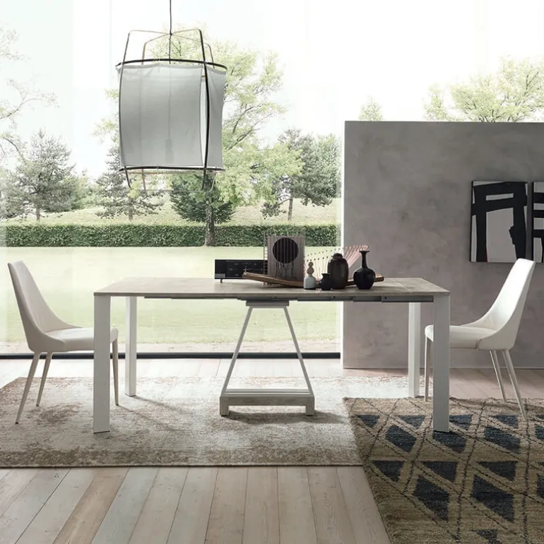 Trek Console extensible transformable en table en mélaminé