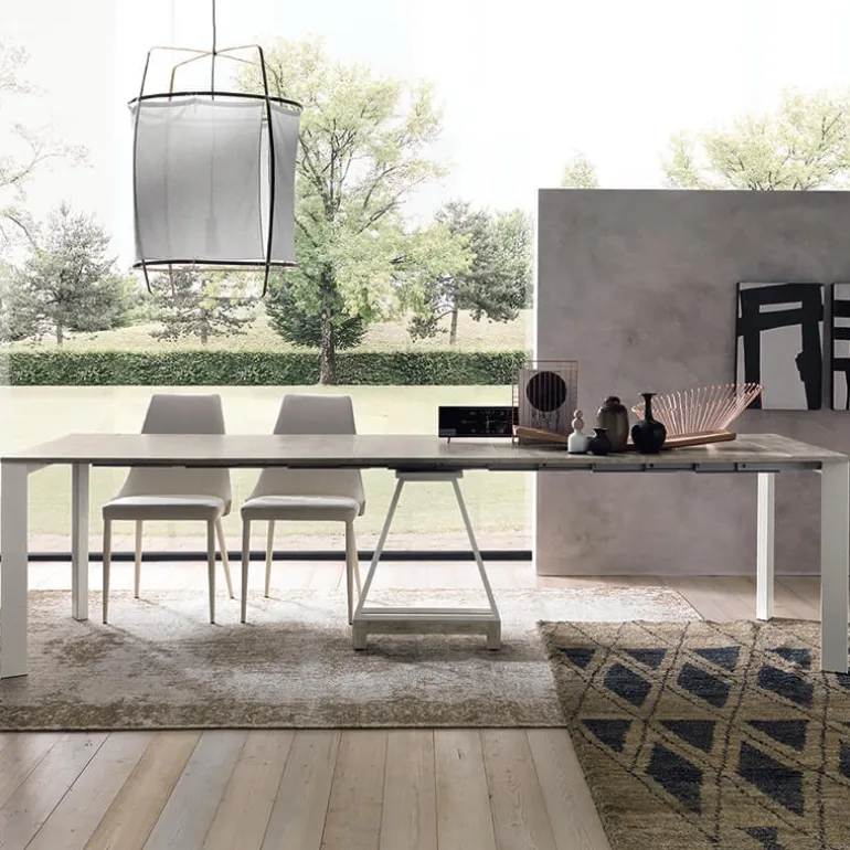 Trek Console extensible transformable en table en mélaminé