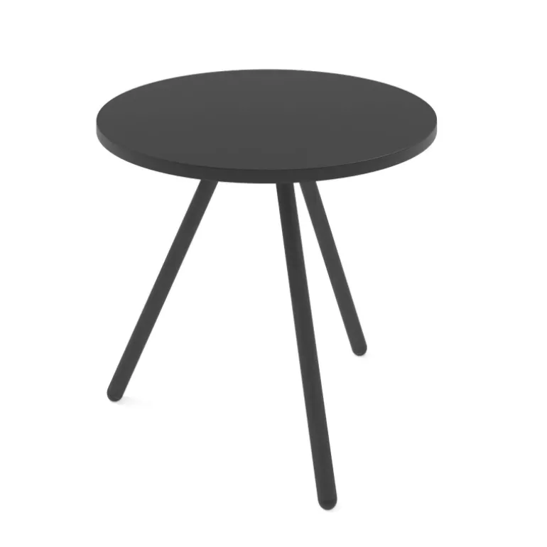 Trevi Table basse ronde minimaliste en stratifié