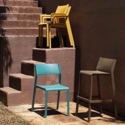 Trill bistrot Chaise de jardin empilable en polypropylène