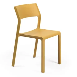 Trill bistrot Chaise moderne en polypropylène empilable