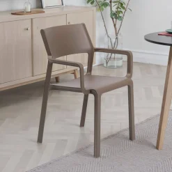 Trill Fauteuil moderne empilable en polypropylène