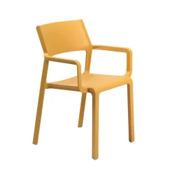 Trill Fauteuil moderne empilable en polypropylène