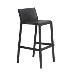 Trill stool Tabouret de bar moderne empilable en polypropylène