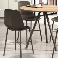 Triple Table ronde moderne en stratifié