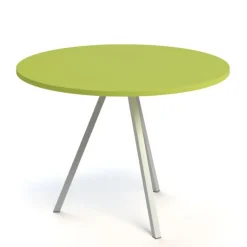 Triple Table ronde moderne en stratifié