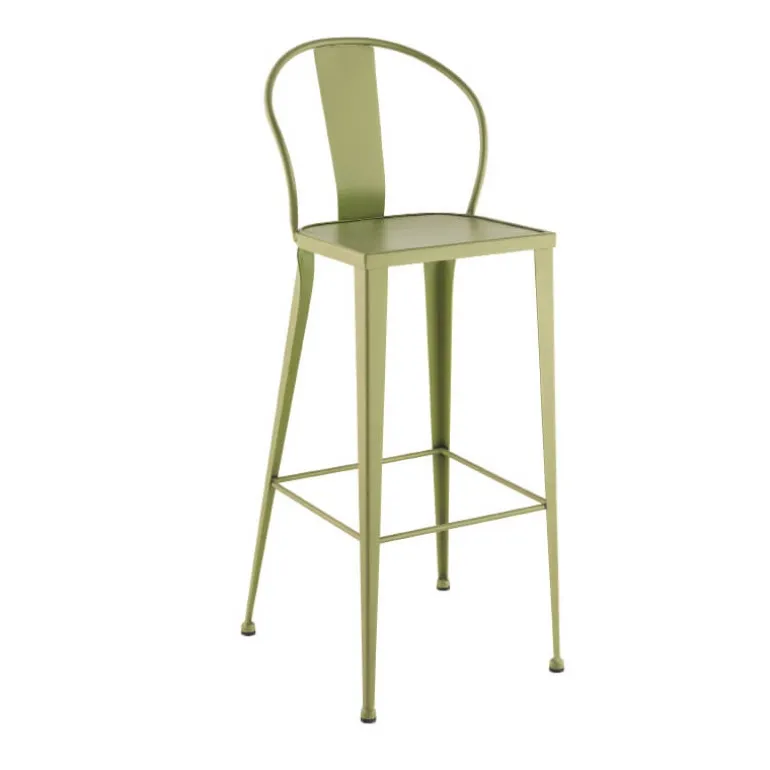 Turia TB 317 Tabouret vintage en métal