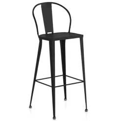 Turia TB 317 Tabouret vintage en métal
