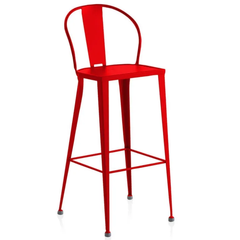 Turia TB 317 Tabouret vintage en métal