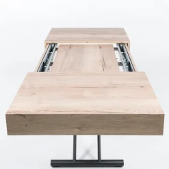 Ulisse Table relevable en mélaminé avec allonges