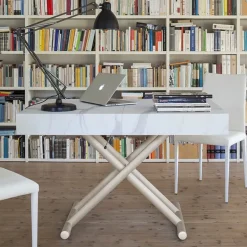 Ulisse Table relevable en mélaminé avec allonges