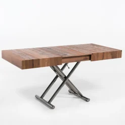Ulisse Table relevable extensible pour petit espace en bois