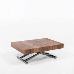 Ulisse Table relevable extensible pour petit espace en bois