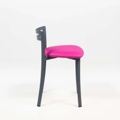 Urane Carrier® Chaise de cuisine avec dossier bas en métal fabriquée en France