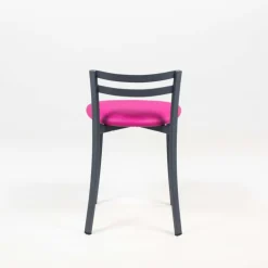 Urane Carrier® Chaise de cuisine avec dossier bas en métal fabriquée en France