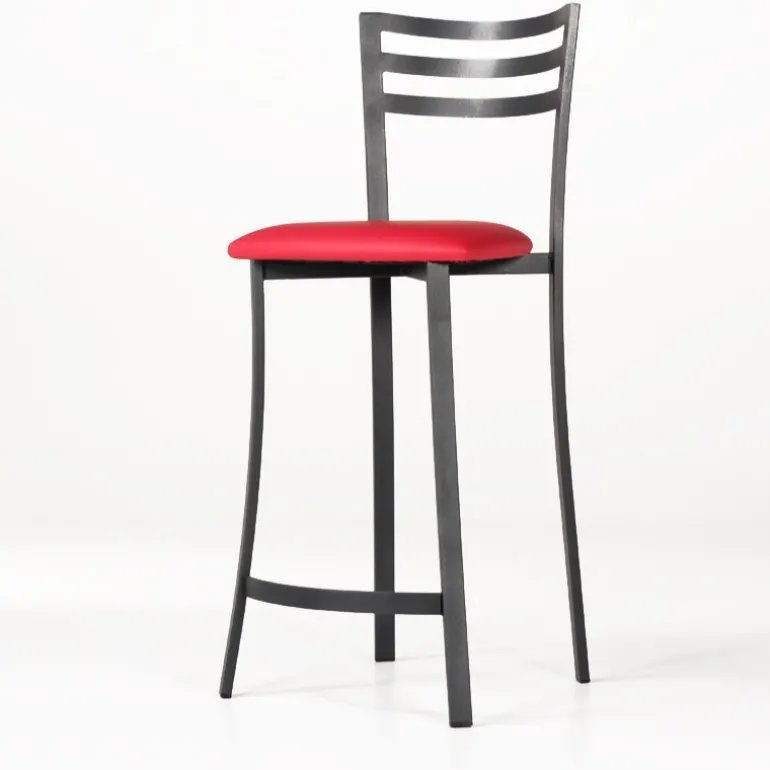Urane Carrier® Tabouret de bar en métal assise synthétique fabrication française