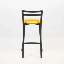 Urane Carrier® Tabouret snack avec dossier bas en synthétique et métal made in France