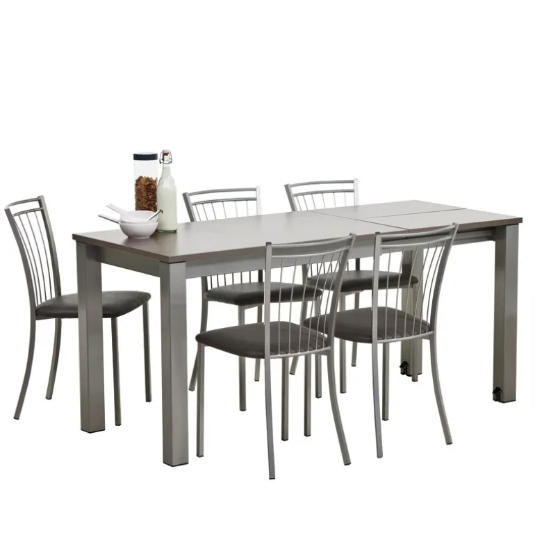 Valencia Table de cuisine rectangulaire avec allonge