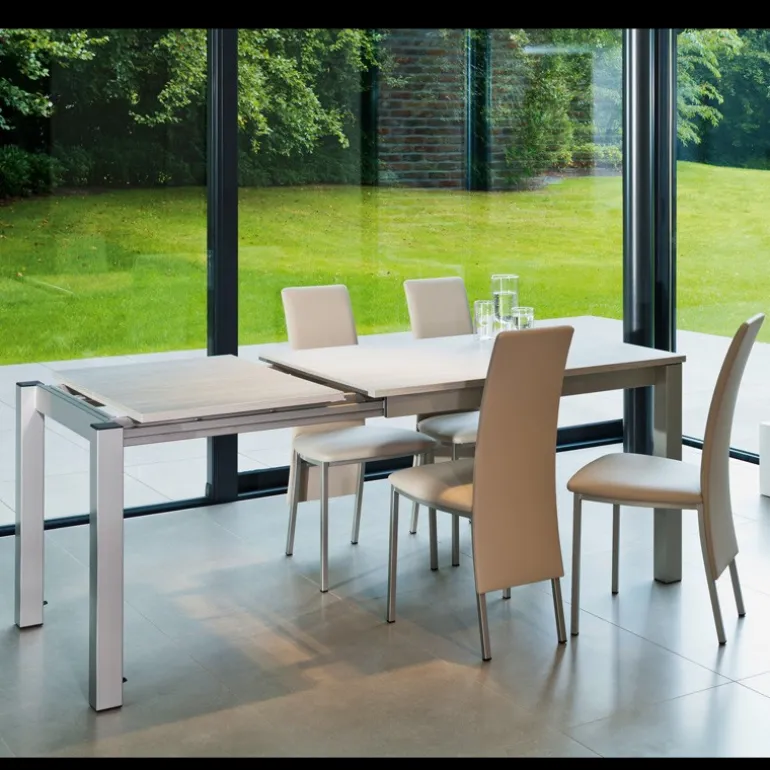 Valencia Table de cuisine rectangulaire avec allonge