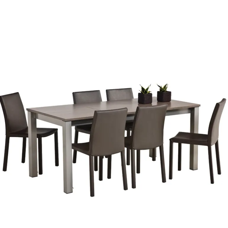 Valencia Table de cuisine rectangulaire avec allonge