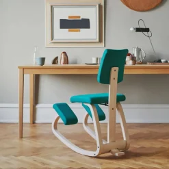 Variable plus Chaise de bureau ergonomique à bascule en tissu