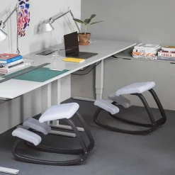 Variable Varier® Chaise de bureau ergonomique à bascule en tissu