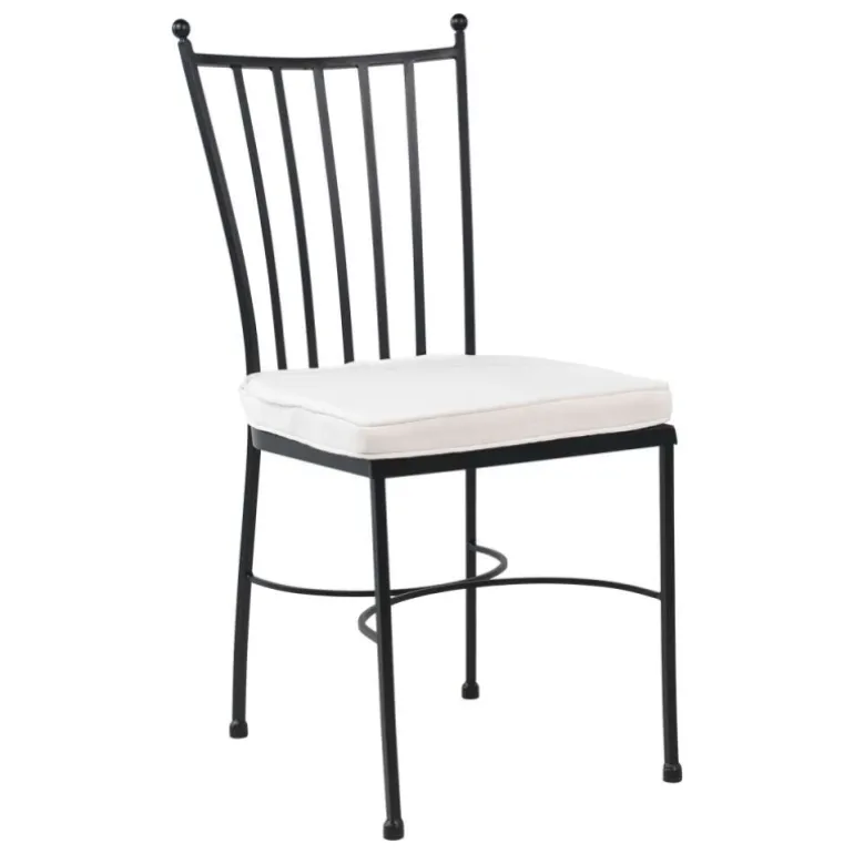 Venecia Chaise de jardin en acier style provençal