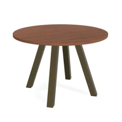 Veneto Table ronde de cuisine en stratifié