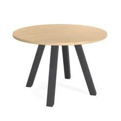 Veneto Table ronde de cuisine en stratifié