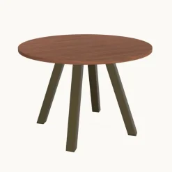 Veneto Table ronde de cuisine en stratifié