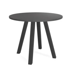 Veneto Table snack ronde de cuisine en stratifié