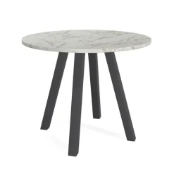 Veneto Table snack ronde de cuisine en stratifié