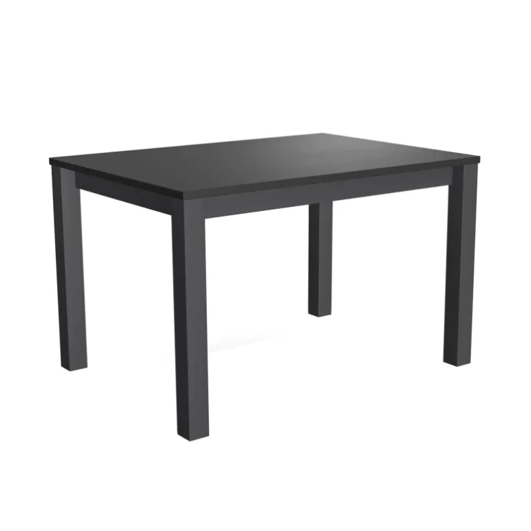 Verona Table rectangulaire en stratifié et pieds métal fabrication belge