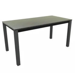 Verona Table snack rectangulaire belge en stratifié et pieds métal