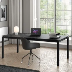 Vicenza Table de salle à manger en stratifié et pieds en métal