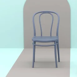 Victor Chaise bistrot en polypropylène empilable
