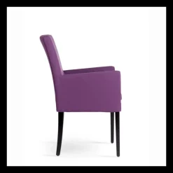 Vigo Mobitec® Fauteuil de salon en bois et tissu