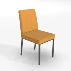 Villa Chaise rembourrée en métal et tissu style contemporain