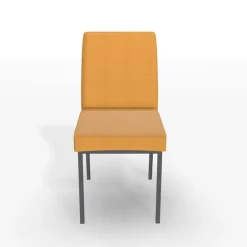 Villa Chaise rembourrée en métal et tissu style contemporain