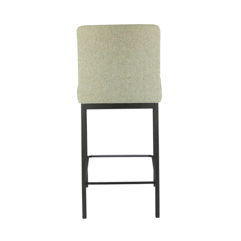 Villa Tabouret snack tissu avec pieds en métal