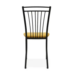 Viva Chaise contemporaine en métal et en tissu fabriquée en Belgique