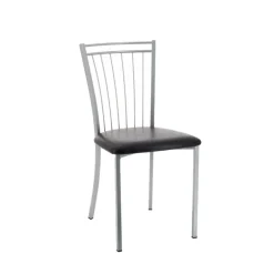 Viva Chaise de cuisine en métal et simili